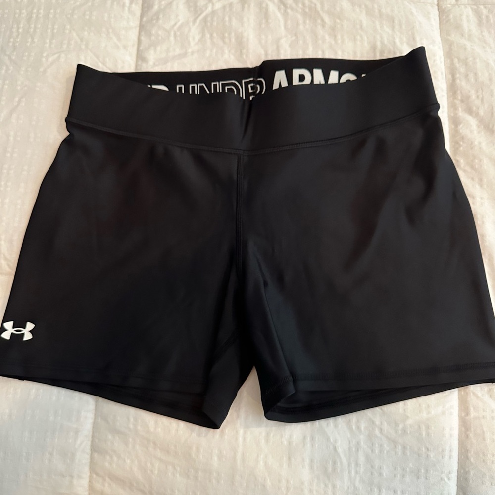 Black Under Armour XL compression shorts 4in inseam